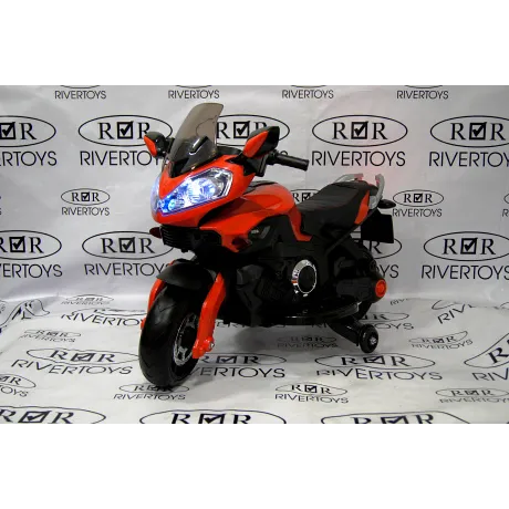 Электромотоцикл RiverToys E222KX красный