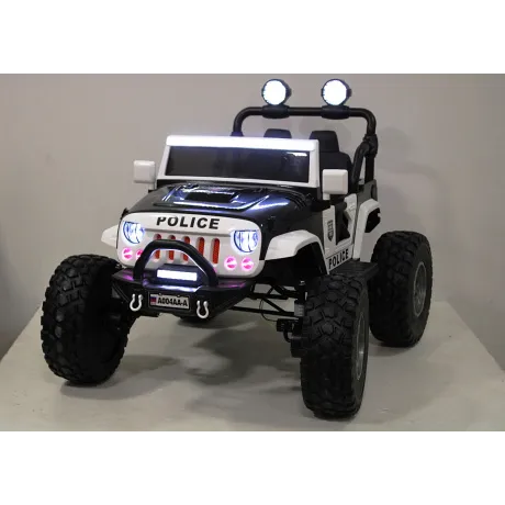 Электромобиль RiverToys Jeep A004AA-А Police - Фото 4