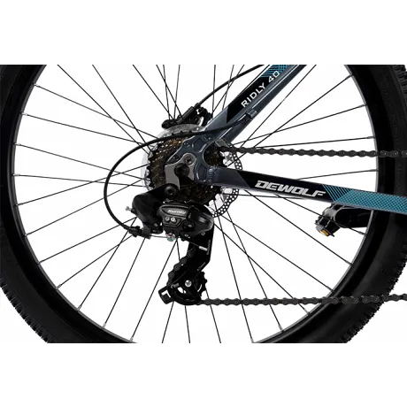 Велосипед горный DEWOLF RIDLY 40 хардтейл 26 (рама 18) серый - Фото 8