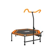 Батут с ручкой UNIX line FITNESS Orange PRO (130 cm)