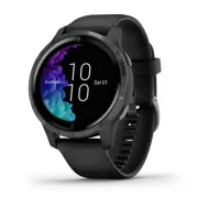 Смарт-часы с GPS Garmin VENU черные с серым безелем