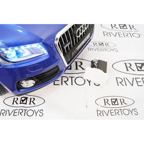 Электромобиль RiverToys AUDI Q5 Blue - Фото 38