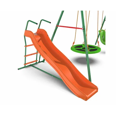 Детский комплекс DFC MULTIPLAY качели: гнездо, для малышей; горка - Фото 6