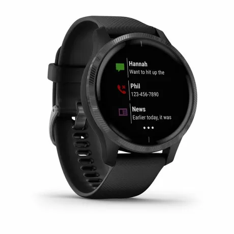 Смарт-часы с GPS Garmin VENU черные с серым безелем - Фото 4