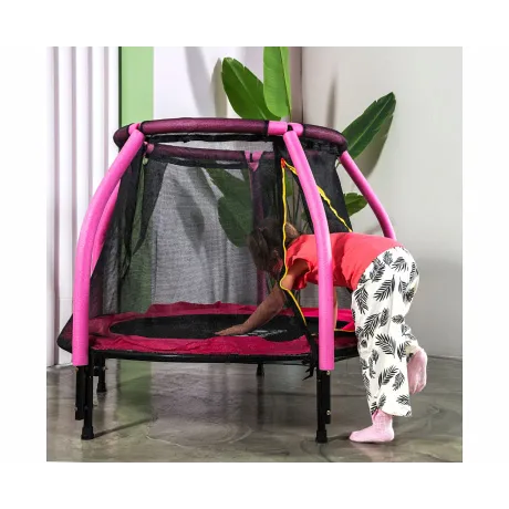 Батут DFC JUMP KIDS 48" розовый - Фото 4