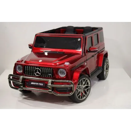 Детский электромобиль RiverToys Mercedes-AMG G63 4WD (S307) вишневый глянец - Фото 6