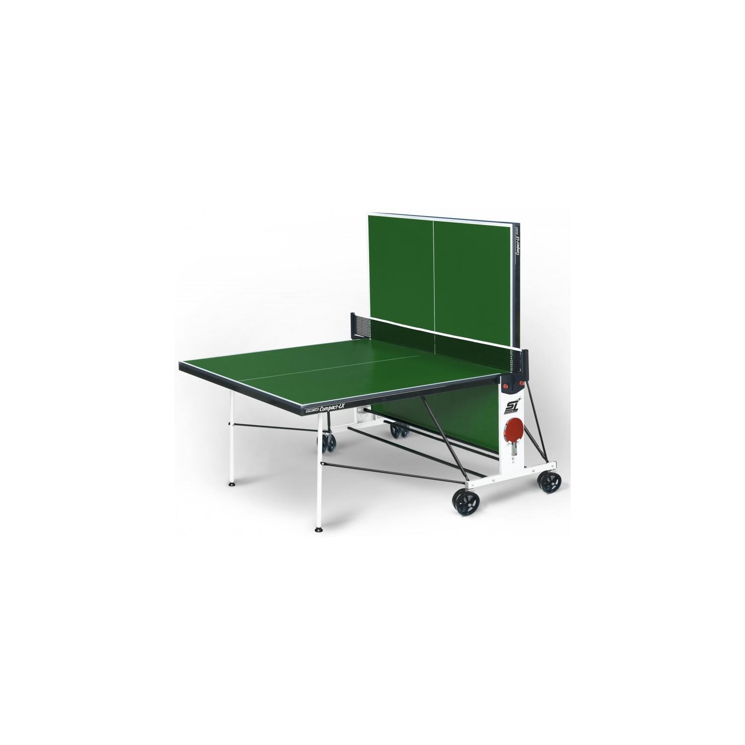 Теннисный стол Start Line Compact LX зеленый (с сеткой) - купить в Москве  за 22490 руб. | «GiperSport»