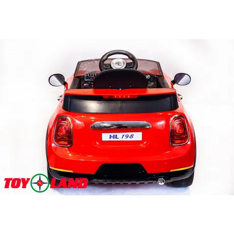 Электромобиль ToyLand Mini Cooper HL 198 красный - Фото 6