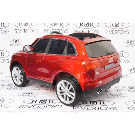 Электромобиль RiverToys AUDI Q5 Cherry - Фото 7