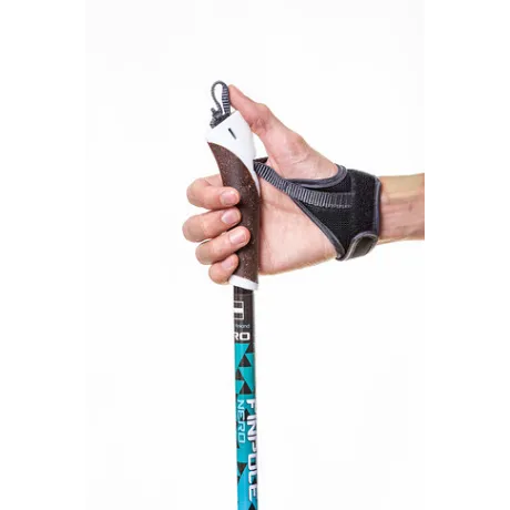 Палки для скандинавской ходьбы Vinson Finpole NERO 100% Fiberglass - Фото 4