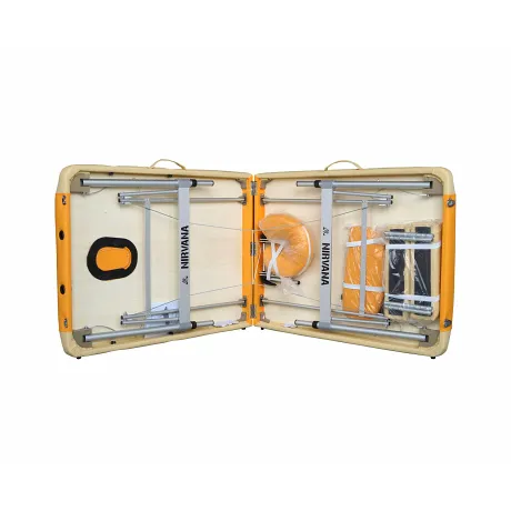 Массажный стол DFC NIRVANA Elegant PREMIUM, цвет оранжево-бежевый - Фото 5