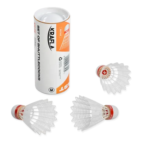 KRAFLA SH-W300F Комплект воланов для бадминтона (3 шт)