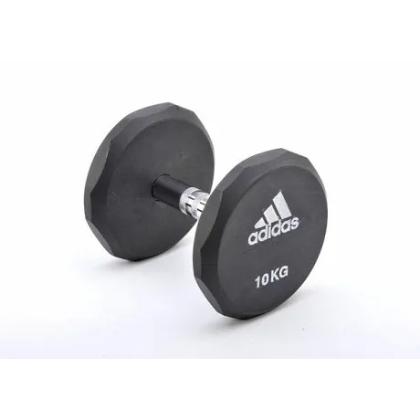 Гантель обрезиненная Adidas 10 кг
