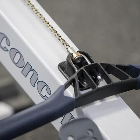 Гребной тренажер Concept2 Модель E с компьютером PM5 белый - Фото 5