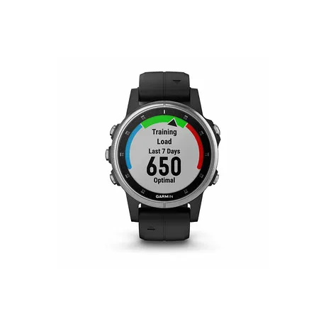 GPS-часы Garmin FENIX 5S PLUS черные с черным ремешком - Фото 7