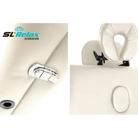 Массажный стол складной START LINE Aluminium (бежевый) - Фото 4