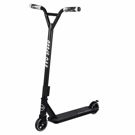 Трюковый самокат EVO FITNESS SPEED, чёрно-белый