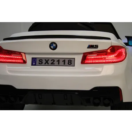 Детский электромобиль BMW M5 Competition (A555MP) белый - Фото 5