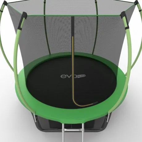 Батут с внутренней сеткой и лестницей EVO JUMP Internal 8ft (Green) + нижняя сеть - Фото 5