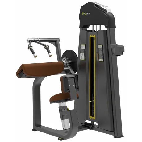 Трицепс-машина сидя. Наклонная парта DHZ Tricep Extansion Стек 105 кг E-1028В - Фото 7