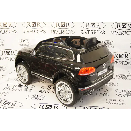 Электромобиль RiverToys VOLKSWAGEN TOUAREG Black - Фото 10