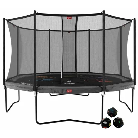 Батут BERG Champion Regular 430 Grey Levels + Safety Net
