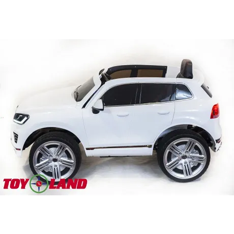 Детский электромобиль ToyLand Volkswagen Touareg белый - Фото 5