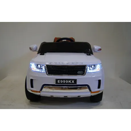 Электромобиль RiverToys Range Rover Sport E999KX белый - Фото 7