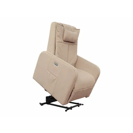 Кресло реклайнер с подъемом FUJIMO LIFT Compact F3005 FLWK Ваниль (Sakura 4) - Фото 8