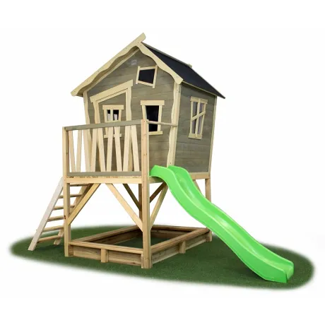 Игровой дом Exit Toys с изгибом с горкой 700 - Фото 2