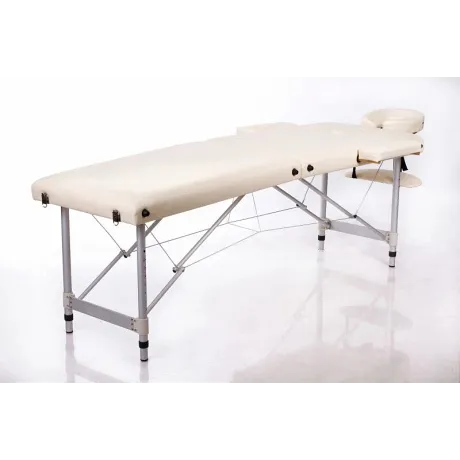 Массажный складной стол Standart AL 2 "S" cream ширина 60 см