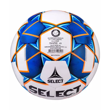 Мяч футбольный Diamond IMS 810015, №4 белый/синий/оранжевый - Фото 5