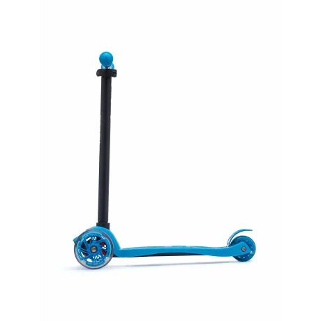 Самокат детский Atemi Super Rider колеса (118/80 мм), AKC02C, светодиоды перед, СИНИЙ - Фото 2