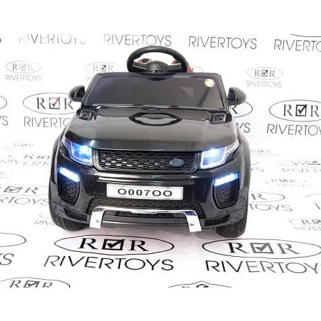 Электромобиль RiverToys Range O007OO VIP (черный глянцевый) - Фото 6