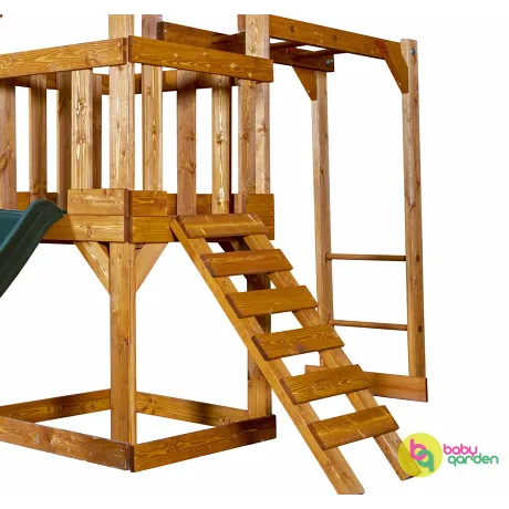 Детская игровая площадка Babygarden Play 3 зеленый - Фото 5