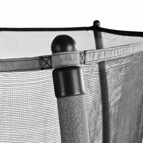 Батут Exit Toys Тигги 140 см черный с защитной сеткой - Фото 6