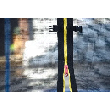 Батут JUNHOP 8 Комплект с защитной сетью и лестницей синий - Фото 8