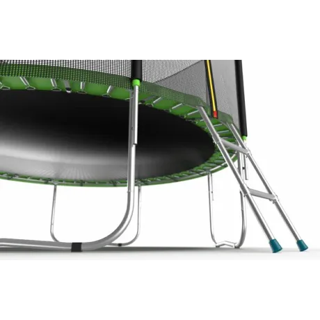 Батут с внешней сеткой и лестницей EVO JUMP External 8ft (Green) - Фото 6