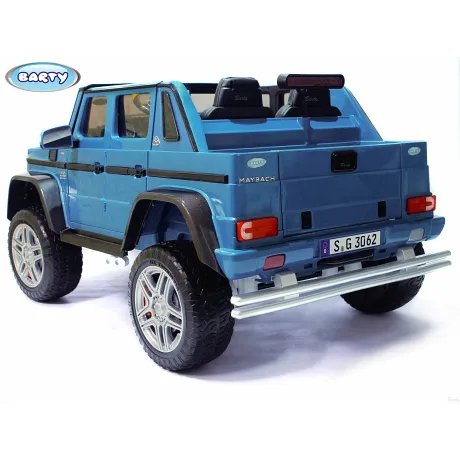 Детский двухместный электромобиль Barty Mercedes-Maybach G650 Landaulet синий - Фото 4