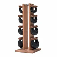 Набор гантелей с подставкой NOHrD Swing Turm вишня 40 кг