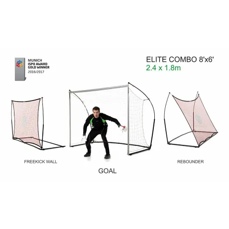 Футбольные ворота - стенка (3 в 1) QUICKPLAY SPOT ELITE REBOUNDER 8x6
