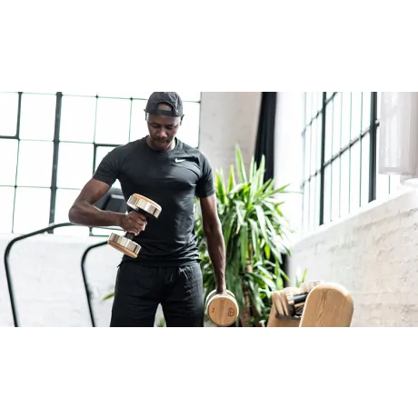 Стойка с гантелями NOHrD DumbBells Set ясень - Фото 2