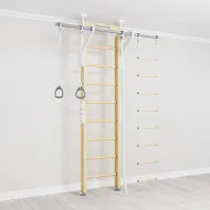 Домашний спортивный комплекс "Romana Eco2" дерево/белый Домашний спортивный комплекс "Romana Eco2" дерево/белый