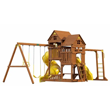 Детский игровой комплекс MoyDvor Панорама с трубой, горкой и рукоходом - Фото 2