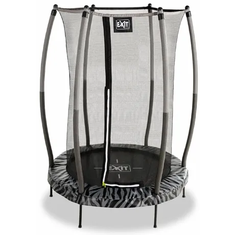 Батут Exit Toys Тигги 140 см черный с защитной сеткой - Фото 2