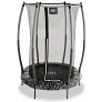 Батут Exit Toys Тигги 140 см черный с защитной сеткой - Фото 2