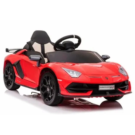 Детский электромобиль RiverToys Lamborghini Aventador SVJ (A333MP) красный