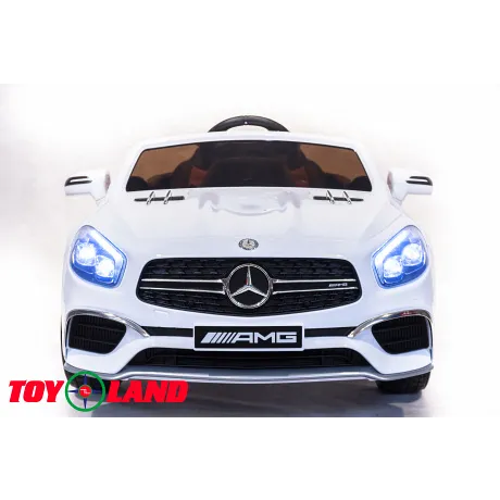 Электромобиль ToyLand Mercedes-Benz SL65 AMG белый - Фото 2