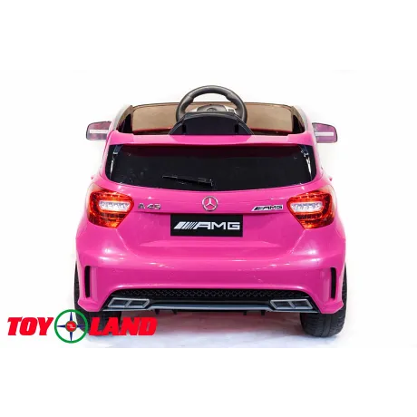 Электромобиль ToyLand Mercedes-Benz A45 розовый - Фото 7