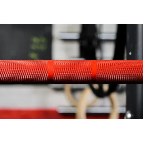 Гриф Yousteel CrossTraining bar XF-20 RED - CHROME - Фото 4